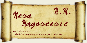 Neva Magovčević vizit kartica